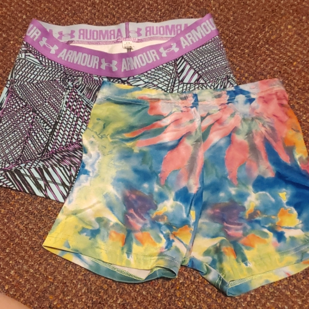 Set of 2 XS volleyball spandex shorts
